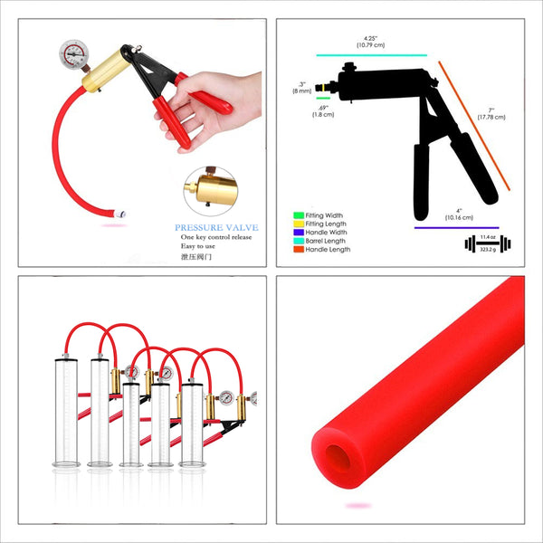 Pro version Penis Pump Penis Enlargement and Erection Aid/Set/Individual Parts