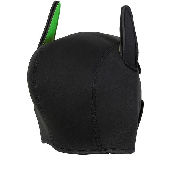 Neoprene Puppy Face Muzzle Dog Removable Full Head Hood Mask With Ears (One Size)