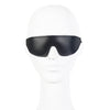 Double-layer leather eye mask with elastic strap