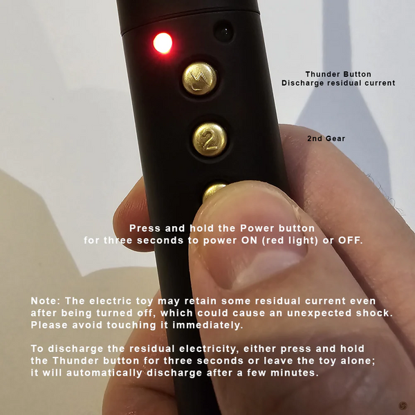 Electric Whip Cane Paddle Baton Electroplay