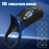 Male penis enlargement device G-spot vibrator lock sperm ring penis exerciser extender