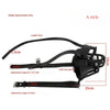 Silicone gag, slave mask gag, suffocation gag set