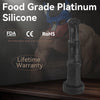 20Inch Italian Stallion Food Grade Platinum Silicone Cock - FDA Standard Compliant Material - X Large Extra Long Shaft - Giant Horse Dildo Anal - Vac-U-Lock System-Sex Toys(Black&Red, X Large)
