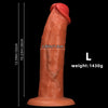 3 sizes of liquid silicone penis simulator large anal plug penis