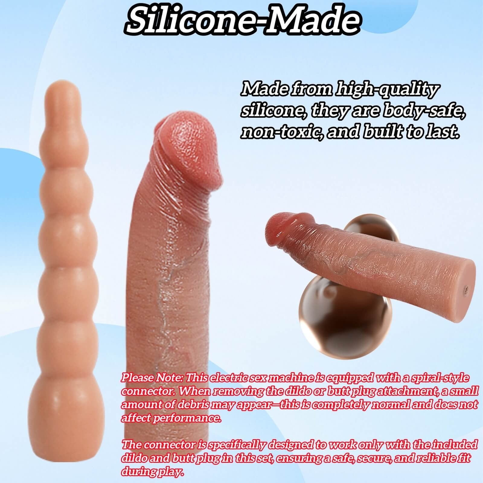 Plug-in electric gun machine, small masturbator with fake penis simulation dildo