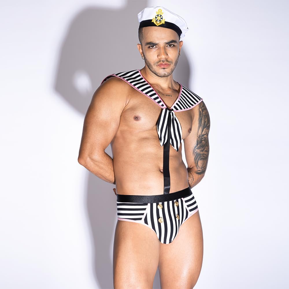 Men's Lingerie Sailor Costume cosplay nurse Sexy Underwear police Costume Lingerie Pajamas Uniform bar Nightclub Stage Performance party Christmas cosplay