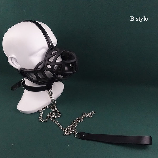 Silicone gag, slave mask gag, suffocation gag set