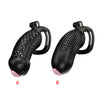 Male extra large chastity cage locking device kit with different sized rings and invisible lock catheter