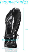 bondage gloves, patent leather handcuffs,sex toy gloves, lockable, fisting gloves, fetish gloves, suitable for extreme couples, pet play, role play, slave