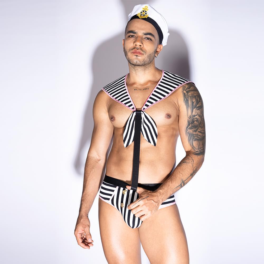 Men's Lingerie Sailor Costume cosplay nurse Sexy Underwear police Costume Lingerie Pajamas Uniform bar Nightclub Stage Performance party Christmas cosplay