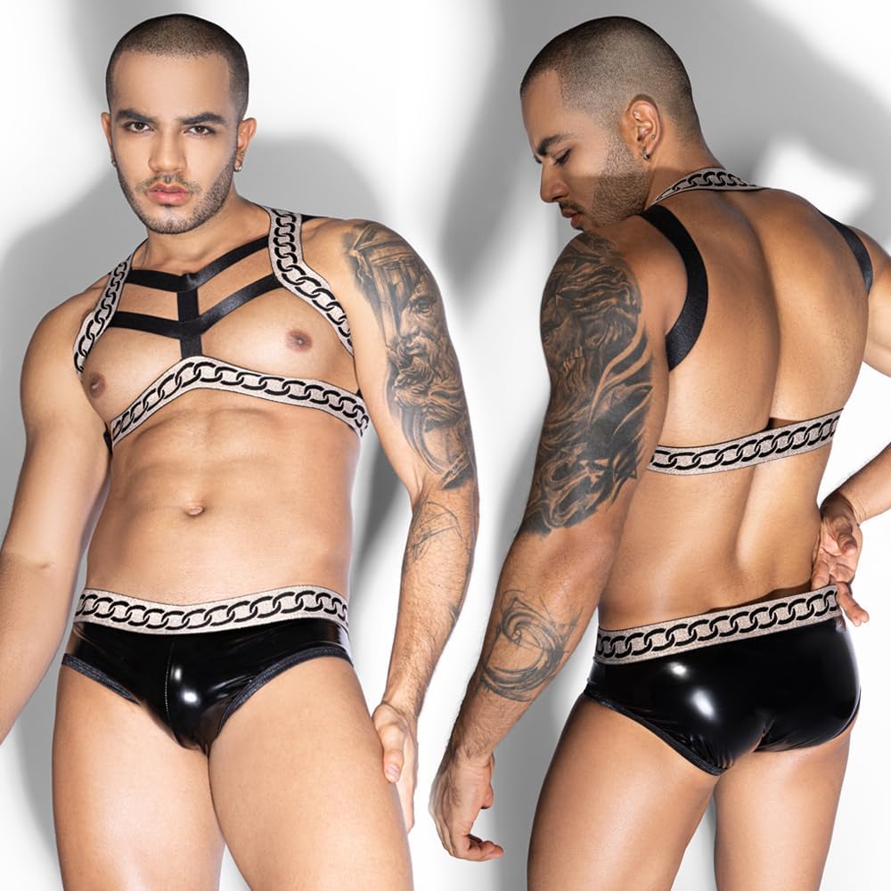Men's cosplay bdsm cosplay Sexy Underwear police Costume Lingerie Pajamas Uniform bar Nightclub Stage Performance party Christmas