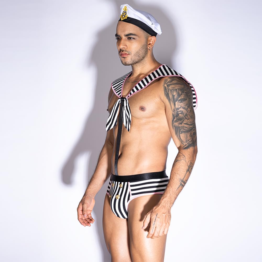 Men's Lingerie Sailor Costume cosplay nurse Sexy Underwear police Costume Lingerie Pajamas Uniform bar Nightclub Stage Performance party Christmas cosplay