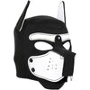 Neoprene Puppy Face Muzzle Dog Removable Full Head Hood Mask With Ears (One Size)