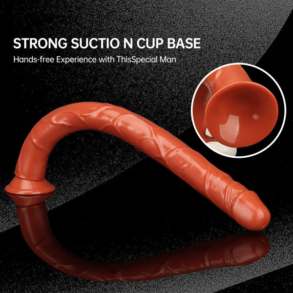 Extra long penis deep expansion anal strip men's outing anal whip anal plug