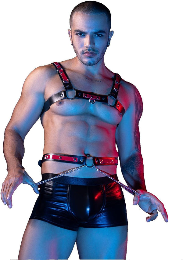 Men's Sexy Tuxedo Sexy Lingerie Set Role Play Bar Adult Gay Uniform Nightclub Gogoboy Cosplay Costume Outfit