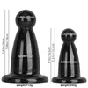 Black Big Anal Plug For Fist Sex Supplies Super Large Anal Plug