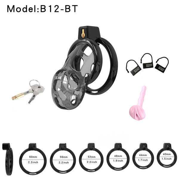 Elastic Chastity Device, Soft and Comfortable Male Chastity Cage, 3 Sizes