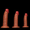 3 sizes of liquid silicone penis simulator large anal plug penis