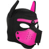Neoprene Puppy Face Muzzle Dog Removable Full Head Hood Mask With Ears (One Size)