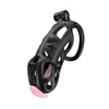 Black chastity belt urethra