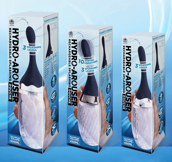 Hydro-Arouser,Rechargeable Splashing Douche