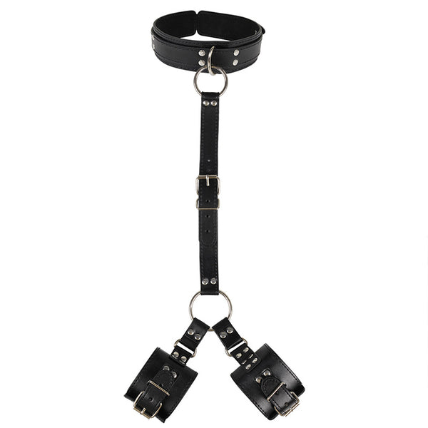 Men Back Handcuffs Harness Adjustable Back Strap for Couple Sex Games Cosplay Costume