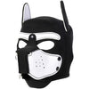 Neoprene Puppy Face Muzzle Dog Removable Full Head Hood Mask With Ears (One Size)
