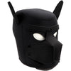 Neoprene Puppy Face Muzzle Dog Removable Full Head Hood Mask With Ears (One Size)