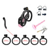 Black chastity belt urethra