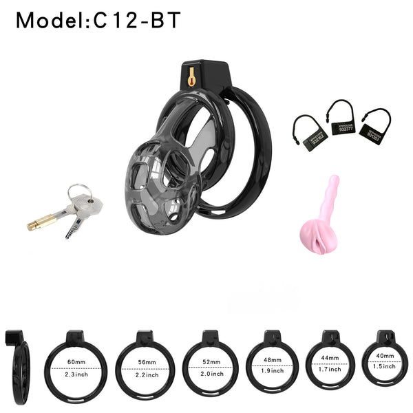 Elastic Chastity Device, Soft and Comfortable Male Chastity Cage, 3 Sizes