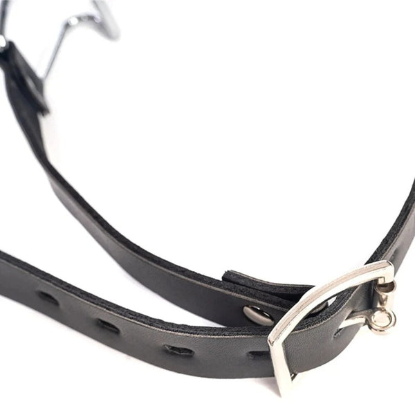 Open Mouth Gag Spreader Oral Fixation Plug Metal Women Slave Adults Game