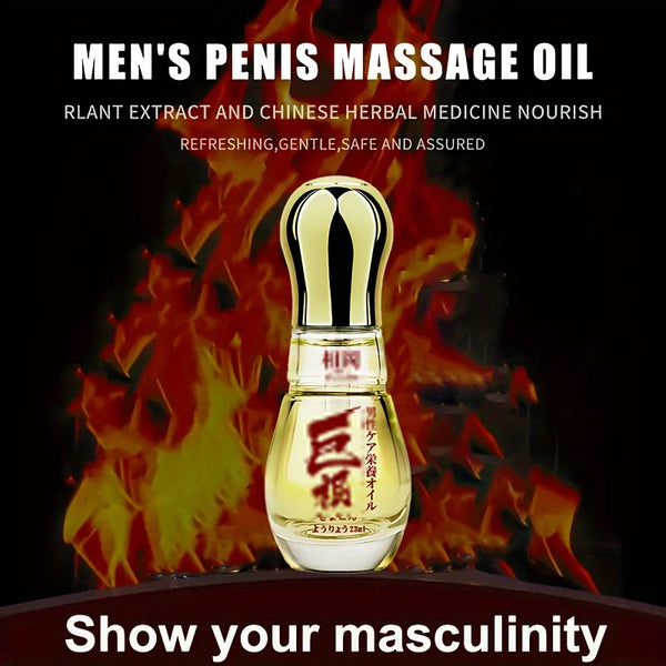 23ml(0.777oz) Men's Massage Oil Penis Enhancement Men Energy For Care Delay Performance Boost Strength