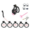 Black chastity belt urethra