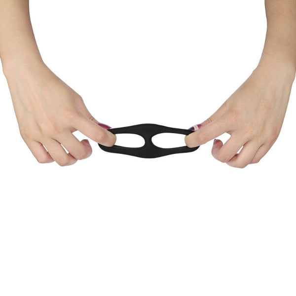 Male Scrotum Testicle Squeeze Rings-Chastity-Cage-Stretcher Enhancer Delay Ball