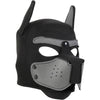 Neoprene Puppy Face Muzzle Dog Removable Full Head Hood Mask With Ears (One Size)