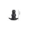 Hollow silicone anal plug, three sizes of anal dilator, for female and male buttocks expansion