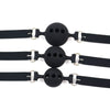 Bondage silicone open ball breathable mouth plug unisex