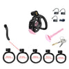 Black chastity belt urethra