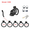 Dog head cage chastity lock bondage abstinence male black penis sleeve