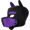 Neoprene Puppy Face Muzzle Dog Removable Full Head Hood Mask With Ears (One Size)