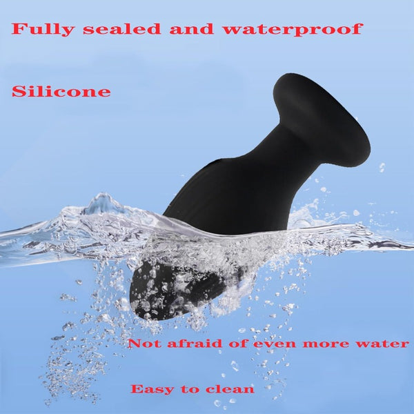 360° Swinging Anal Vibrator with Light Vibrating Butt Plug Rechargeable for Anal Stimulation Vaginal G-spot Anal Play Sex Toy