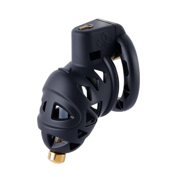 LOCKINK Rattlesnake Plastic Male Chastity Cage Belt With Anal Plug