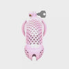 Male extra large chastity cage locking device kit with different sized rings and invisible lock catheter