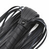 Handle tassel genuine leather whip whip bondage belt queen black tail