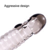 Crystal penis enlargement condom liner enlargement belt enhancer realistic condom