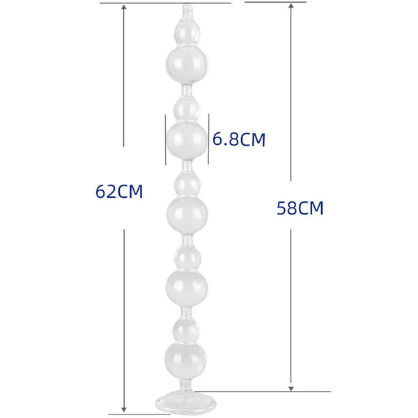 Extra Long Anal Beads Butt Plug G Spot Dildo Deep Massager Suction Cup Sex Toys