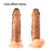 Crystal penis enlargement condom liner enlargement belt enhancer realistic condom