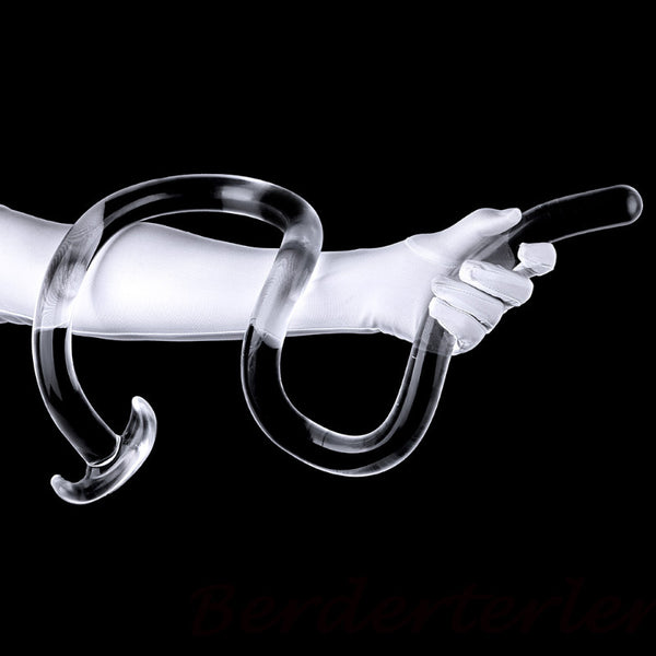 1M Long Luminous Anal Dildo Prostate Massager Butt Plug Dildo Anus Masturbators