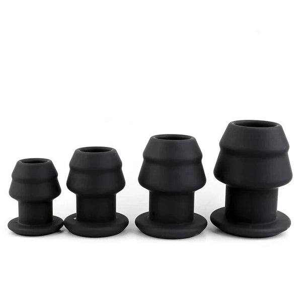 Male Hollow Plug Anal Cleaner Spreader Dilator Enemas Tunnel Speculum Expander