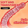 Dragon Scale Tentacle Long Deep Anal Plug Suction Cup Adult Male BDSM